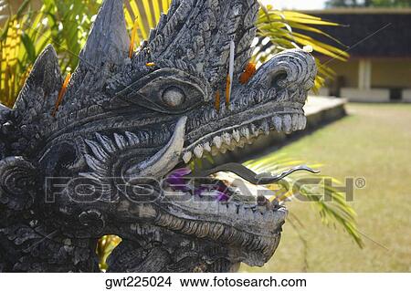 Close-up of the statue of a dragon, Vientiane, Laos View Large Photo Image Picture - Close-up of the statue of a dragon, Vientiane, Laos. Fotosearch