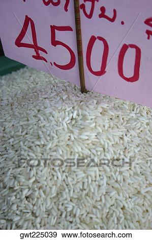 Price tag on rice, Luang Prabang, Laos View Large Photo Image Stock Photo - Price tag on rice, Luang Prabang, Laos. Fotosearch
