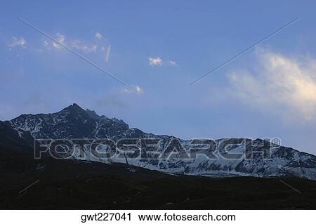 Panoramic view of a snow covered mountain, Annapurna Range, Himalayas, Nepal View Large Photo Image Stock Image - Panoramic view of a snow covered mountain, Annapurna Range, Himalayas, Nepal. Fotosearch