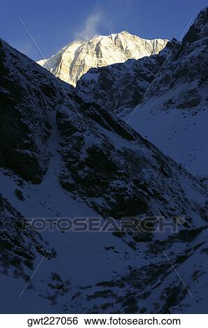 Panoramic view of mountains covered with snow, Muktinath, Annapurna Range, Himalayas, Nepal View Large Photo Image Stock Photograph - Panoramic view of mountains covered with snow, Muktinath, Annapurna Range, Himalayas, Nepal. Fotosearch