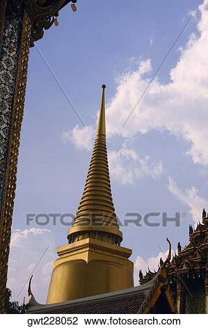 Low angle view of a temple, Ko Ratanakosin, Bangkok, Thailand View Large Photo Image Stock Image - Low angle view of a temple, Ko Ratanakosin, Bangkok, Thailand. Fotosearch