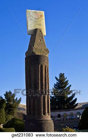 Low angle view of a sundial, Chicuito, Puno, Peru View Large Photo Image Stock Image - Low angle view of a sundial, Chicuito, Puno, Peru. Fotosearch