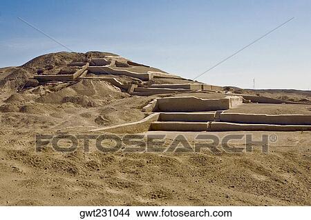 Old ruins in a desert, Cahuachi, Nazca, Ica Region, Peru View Large Photo Image Picture - Old ruins in a desert, Cahuachi, Nazca, Ica Region, Peru. Fotosearch