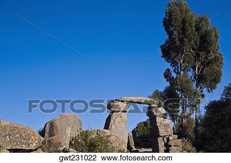 Old ruins on a landscape, Lake Titicaca, Taquile Island, Puno, Peru View Large Photo Image Stock Image - Old ruins on a landscape, Lake Titicaca, Taquile Island, Puno, Peru. Fotosearch