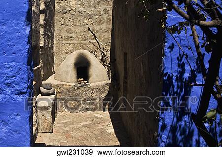 Stone structure in a building, Santa Catalina Convent, Arequipa, Peru View Large Photo Image Stock Photo - Stone structure in a building, Santa Catalina Convent, Arequipa, Peru. Fotosearch