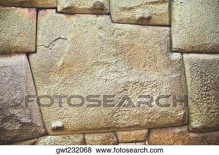 Close-up of a stone wall, Cuzco, Peru View Large Photo Image Stock Photo - Close-up of a stone wall, Cuzco, Peru. Fotosearch