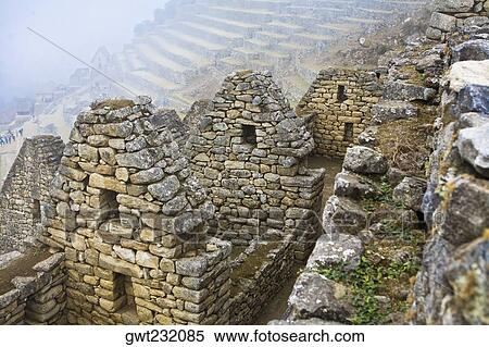 High angle view of the old ruins, Machu Picchu, Cusco Region, Peru View Large Photo Image Stock Photography - High angle view of the old ruins, Machu Picchu, Cusco Region, Peru. Fotosearch