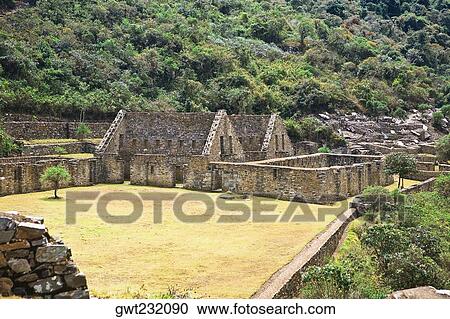High angle view of the old ruins, Choquequirao, Inca, Cusco Region, Peru View Large Photo Image Stock Image - High angle view of the old ruins, Choquequirao, Inca, Cusco Region, Peru. Fotosearch