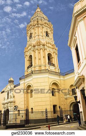 Low angle view of a church, Santo Domingo Church and Convent, Lima, Peru View Large Photo Image Stock Photograph - Low angle view of a church, Santo Domingo Church and Convent, Lima, Peru. Fotosearch