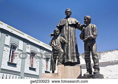 Low angle view of statues, San Juan Bosco, Arequipa, Peru View Large Photo Image Stock Image - Low angle view of statues, San Juan Bosco, Arequipa, Peru. Fotosearch