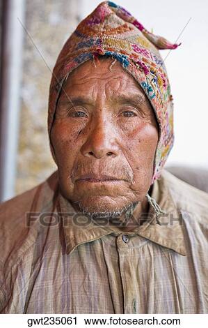 Portrait of a senior man wearing a cap, Peru View Large Photo Image Stock Image - Portrait of a senior man wearing a cap, Peru. Fotosearch