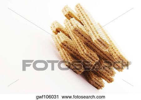 Close-up of a stack of waffles View Large Photo Image Stock Image - Close-up of a stack of waffles. Fotosearch