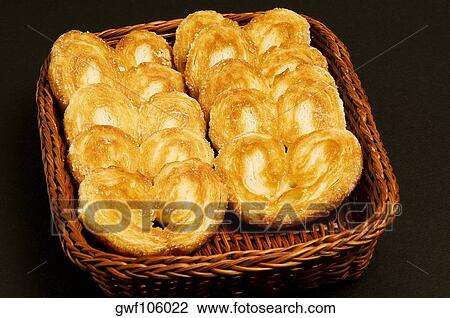 Close-up of cookies in a basket View Large Photo Image Stock Image - Close-up of cookies in a basket. Fotosearch