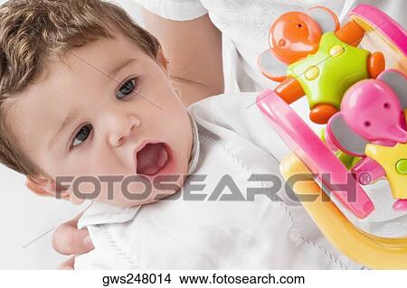 Close-up of a baby boy View Large Photo Image Picture - Close-up of a baby boy. Fotosearch