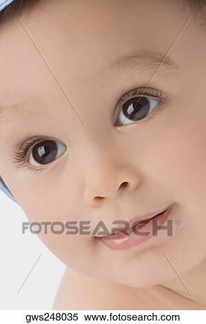 Close-up of a baby boy View Large Photo Image Stock Photography - Close-up of a baby boy. Fotosearch
