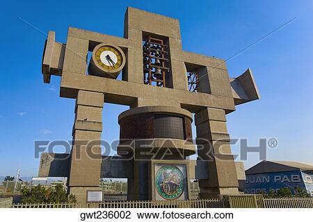 Low angle view of a bell tower, Basilica De Guadelupe, Mexico City, Mexico View Large Photo Image Stock Image - Low angle view of a bell tower, Basilica De Guadelupe, Mexico City, Mexico. Fotosearch