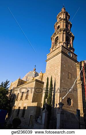 Low angle view of a church, Templo Del Encino, Aguascalientes, Mexico View Large Photo Image Stock Photo - Low angle view of a church, Templo Del Encino, Aguascalientes, Mexico. Fotosearch