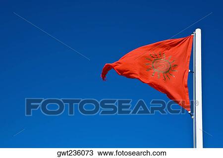 Low angle view of a flag fluttering, Tulum, Quintan Roo, Mexico View Large Photo Image Stock Image - Low angle view of a flag fluttering, Tulum, Quintan Roo, Mexico. Fotosearch
