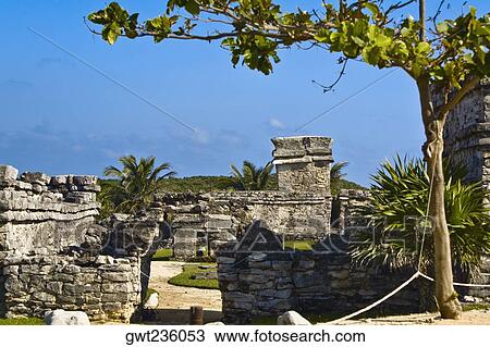 Old ruins of a castle, Zona Arqueologica De Tulum, Cancun, Quintana Roo, Mexico View Large Photo Image Stock Image - Old ruins of a castle, Zona Arqueologica De Tulum, Cancun, Quintana Roo, Mexico. Fotosearch