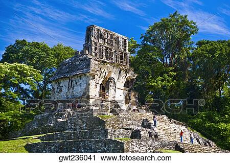 Tourists at old ruins of a temple, Templo De La Cruz, Palenque, Chiapas, Mexico View Large Photo Image Stock Image - Tourists at old ruins of a temple, Templo De La Cruz, Palenque, Chiapas, Mexico. Fotosearch