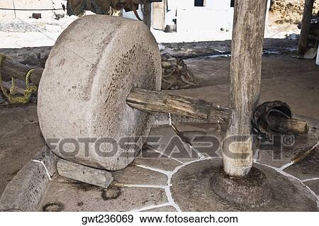 Stock Photo - Traditional distillation of Mezcal, Hierve El Agua, Oaxaca State, Mexico. Fotosearch