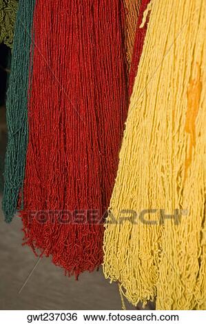 Close-up of wool, Teotitlan Del Valle, Oaxaca State, Mexico View Large Photo Image Stock Photograph - Close-up of wool, Teotitlan Del Valle, Oaxaca State, Mexico. Fotosearch