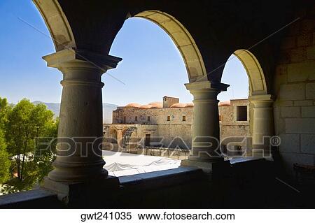 Art museum viewed through an arcade, Santo Domingo, Oaxaca, Oaxaca State, Mexico View Large Photo Image Stock Photography - Art museum viewed through an arcade, Santo Domingo, Oaxaca, Oaxaca State, Mexico. Fotosearch
