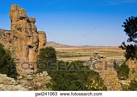 Rock formations on a landscape, Sierra De Organos, Sombrerete, Zacatecas State, Mexico View Large Photo Image Stock Image - Rock formations on a landscape, Sierra De Organos, Sombrerete, Zacatecas State, Mexico. Fotosearch