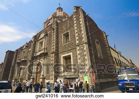 Tourists in front of a cathedral, Temple of Holy Ines, Mexico City, Mexico View Large Photo Image Stock Photograph - Tourists in front of a cathedral, Temple of Holy Ines, Mexico City, Mexico. Fotosearch