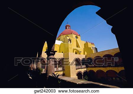 Church viewed through an arch, Church of San Bernardino of sienna, Xochimilco, Mexico View Large Photo Image Stock Image - Church viewed through an arch, Church of San Bernardino of sienna, Xochimilco, Mexico. Fotosearch