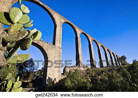 Low angle view of an arcade, Arcos Del Padre Tembleque, Tepeyahualco, Hidalgo, Mexico View Large Photo Image Picture - Low angle view of an arcade, Arcos Del Padre Tembleque, Tepeyahualco, Hidalgo, Mexico. Fotosearch