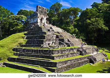 Tourists at old ruins of a temple, Templo De La Cruz, Palenque, Chiapas, Mexico View Large Photo Image Stock Photo - Tourists at old ruins of a temple, Templo De La Cruz, Palenque, Chiapas, Mexico. Fotosearch
