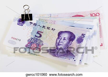 Chinese Yuan notes binded by clip binder View Large Photo Image Stock Image - Chinese Yuan notes binded by clip binder. Fotosearch