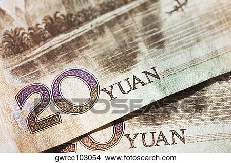 Close-up of a Chinese paper currency View Large Photo Image Picture - Close-up of a Chinese paper currency. Fotosearch