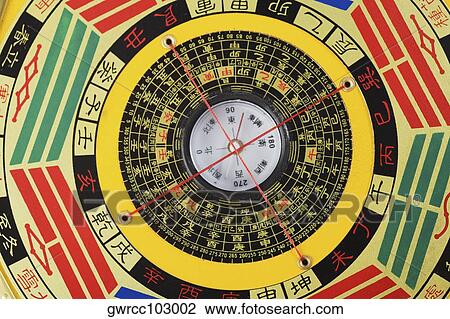 Close-up of a feng shui compass View Large Photo Image Stock Image - Close-up of a feng shui compass. Fotosearch