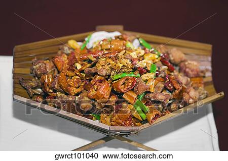 Close-up of fried chicken, HohHot, Inner Mongolia, China View Large Photo Image Stock Image - Close-up of fried chicken, HohHot, Inner Mongolia, China. Fotosearch