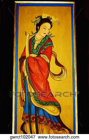 Close-up of a painting, Tower of Buddhist Incense, Summer Palace, Beijing, China View Large Photo Image Stock Photo - Close-up of a painting, Tower of Buddhist Incense, Summer Palace, Beijing, China. Fotosearch