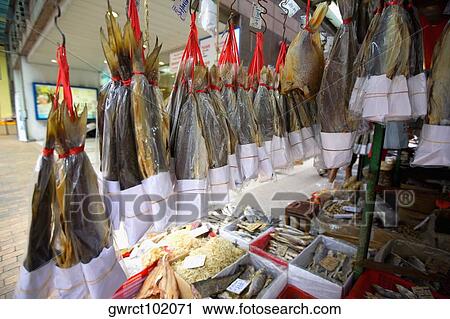 Fish for sale at a market, Hong Kong Island, Hong Kong, China View Large Photo Image Stock Image - Fish for sale at a market, Hong Kong Island, Hong Kong, China. Fotosearch