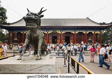 Sculpture of Chinese dragon in front of a building, Summer Palace, Beijing, China View Large Photo Image Stock Photo - Sculpture of Chinese dragon in front of a building, Summer Palace, Beijing, China. Fotosearch