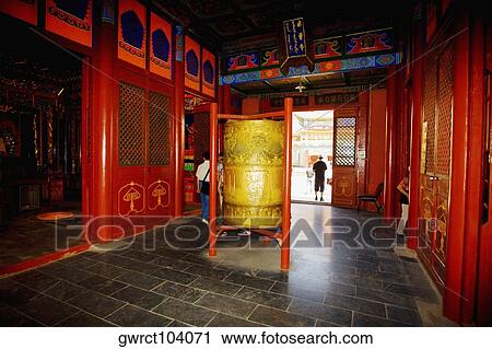 Tourists in a temple, Da Zhao Temple, Hohhot, Inner Mongolia, China View Large Photo Image Stock Image - Tourists in a temple, Da Zhao Temple, Hohhot, Inner Mongolia, China. Fotosearch