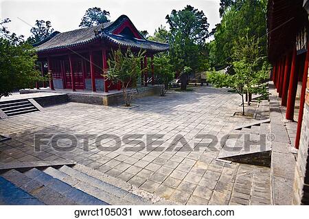 Courtyard of a temple, Songyang Academy, Shaolin Monastery, Henan Province, China View Large Photo Image Stock Image - Courtyard of a temple, Songyang Academy, Shaolin Monastery, Henan Province, China. Fotosearch