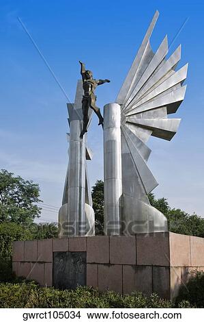 Low angle view of sculptures in a park, Hefei, Anhui Province, China View Large Photo Image Picture - Low angle view of sculptures in a park, Hefei, Anhui Province, China. Fotosearch