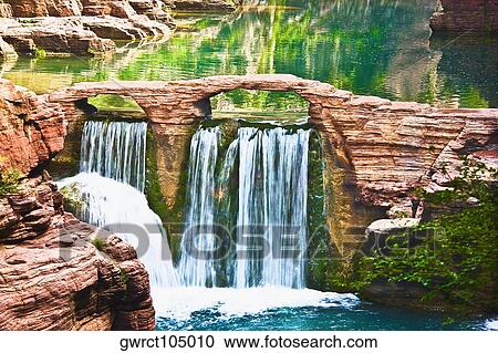 Stock Image - River flowing through rocks, Mt Yuntai, Jiaozuo, Henan Province, China. Fotosearch