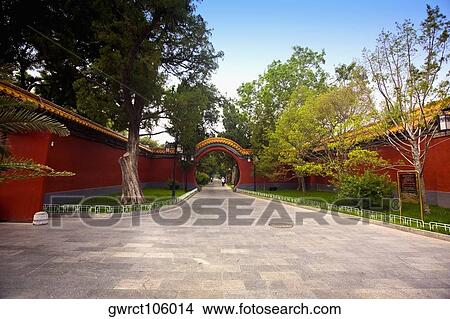 Entrance of the park, Beijing Zhongshan Park, Beijing, China View Large Photo Image Picture - Entrance of the park, Beijing Zhongshan Park, Beijing, China. Fotosearch