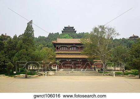 Stock Photograph - Facade of a palace, Forbidden City, Beijing, China. Fotosearch
