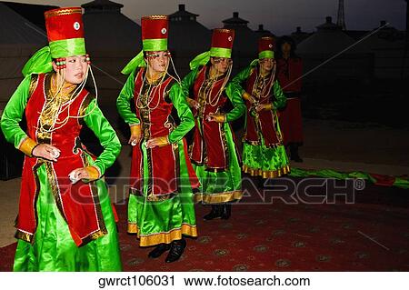 Four young women dancing, Inner Mongolia, China View Large Photo Image Stock Image - Four young women dancing, Inner Mongolia, China. Fotosearch