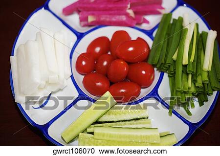 Salad in a tray, HohHot, Inner Mongolia, China View Large Photo Image Stock Image - Salad in a tray, HohHot, Inner Mongolia, China. Fotosearch