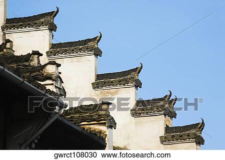 High section view of a building, Tunxi Old Street, Anhui Province, China View Large Photo Image Stock Image - High section view of a building, Tunxi Old Street, Anhui Province, China. Fotosearch