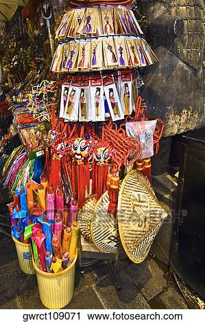 Group of objects in a street market, WangfuJing, Beijing, China View Large Photo Image Stock Image - Group of objects in a street market, WangfuJing, Beijing, China. Fotosearch
