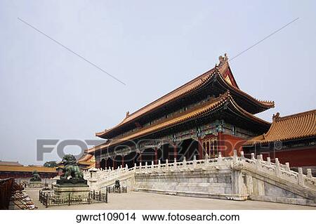 Low angle view of a palace, Forbidden City, Beijing, China View Large Photo Image Picture - Low angle view of a palace, Forbidden City, Beijing, China. Fotosearch